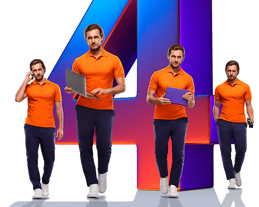 Великолепная четверка Ростелеком в посёлок Буренка (Пермский край)